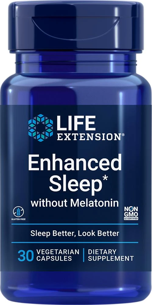 商品Life Extension|Life Extension Enhanced Sleep without Melatonin (30 capsules, Vegetarian),价格¥120,第1张图片