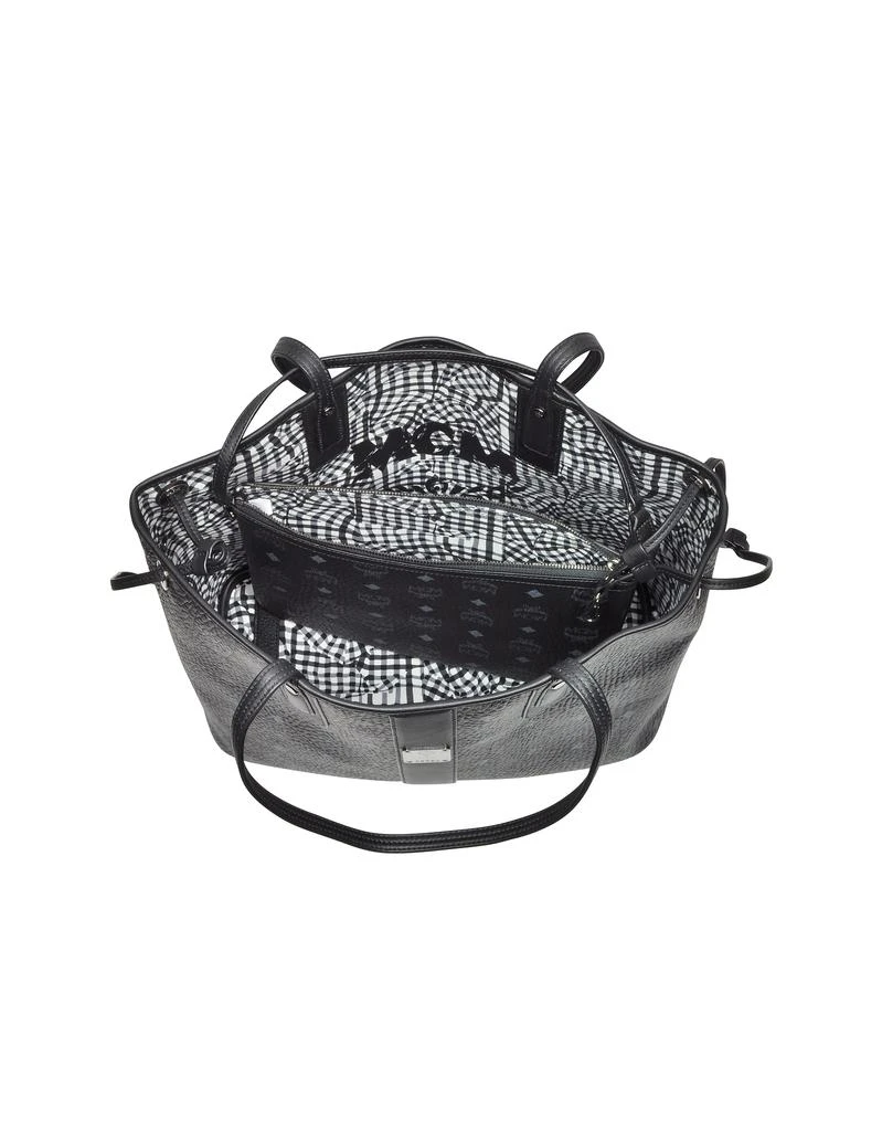 商品MCM|黑色 Shopper Project Visetos米色中号双面手提包,价格¥3765,第2张图片详细描述