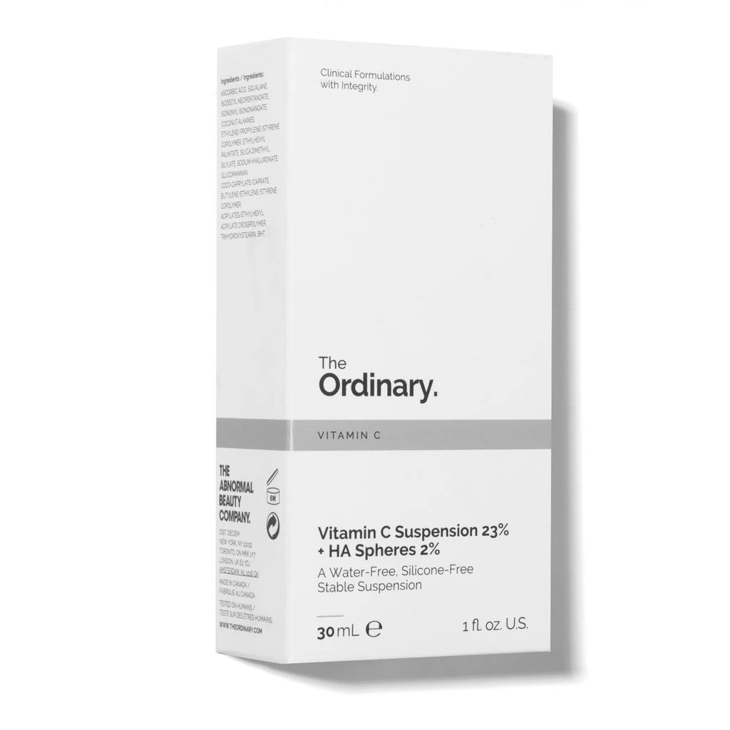 商品The Ordinary|Vitamin C Suspension 23% + HA Spheres 2%,价格¥77,第4张图片详细描述