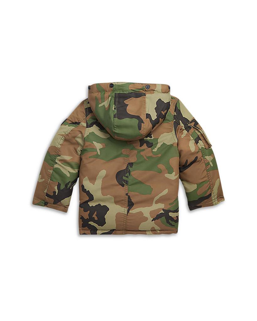 Boys' Camo Water Resistant Down Parka - Little Kid, Big Kid商品第3张图片规格展示