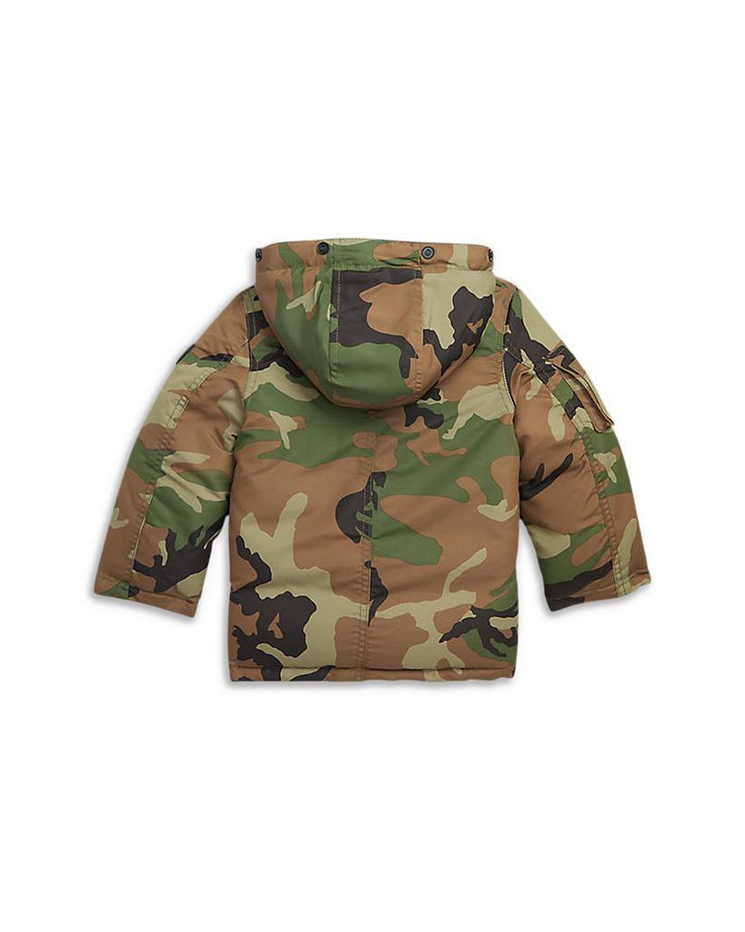 商品Ralph Lauren|Boys' Camo Water Resistant Down Parka - Little Kid, Big Kid,价格¥1125-¥1229,第5张图片详细描述