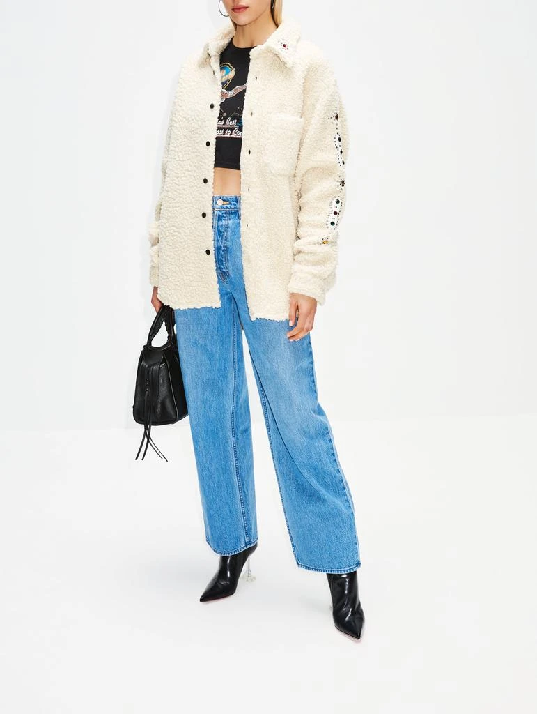 商品COUT DE LA LIBERTE|Tommy Embellished Wool Oversized Shirt,价格¥2464,第2张图片详细描述