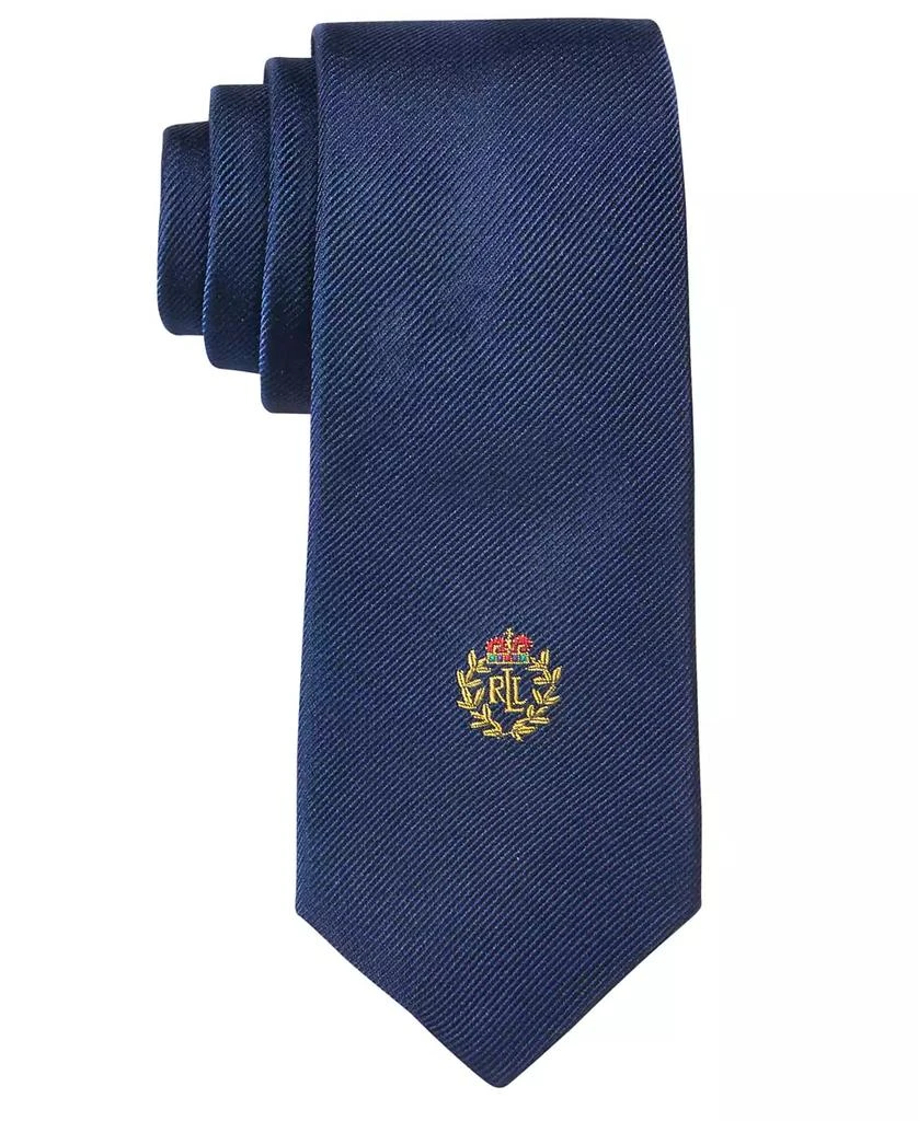 商品Ralph Lauren|Boys Solid Crest Tie,价格¥66,第1张图片