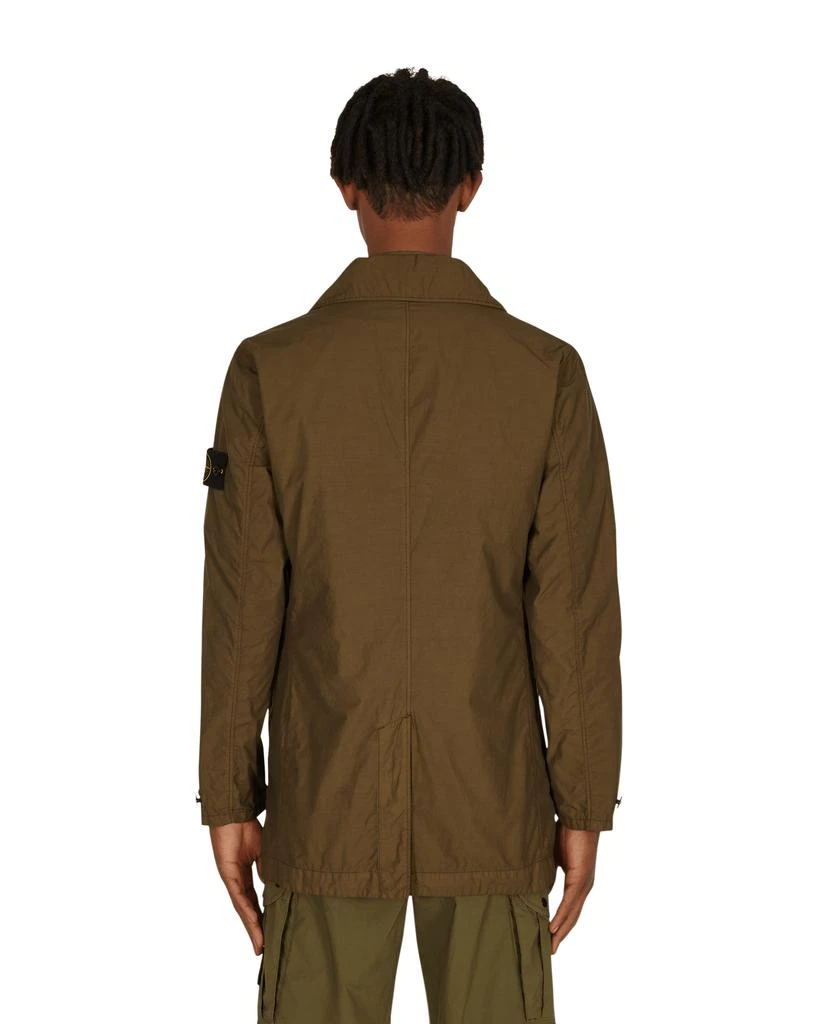 商品Stone Island|Naslan Light Watro Trench Coat Green,价格¥3127,第3张图片详细描述