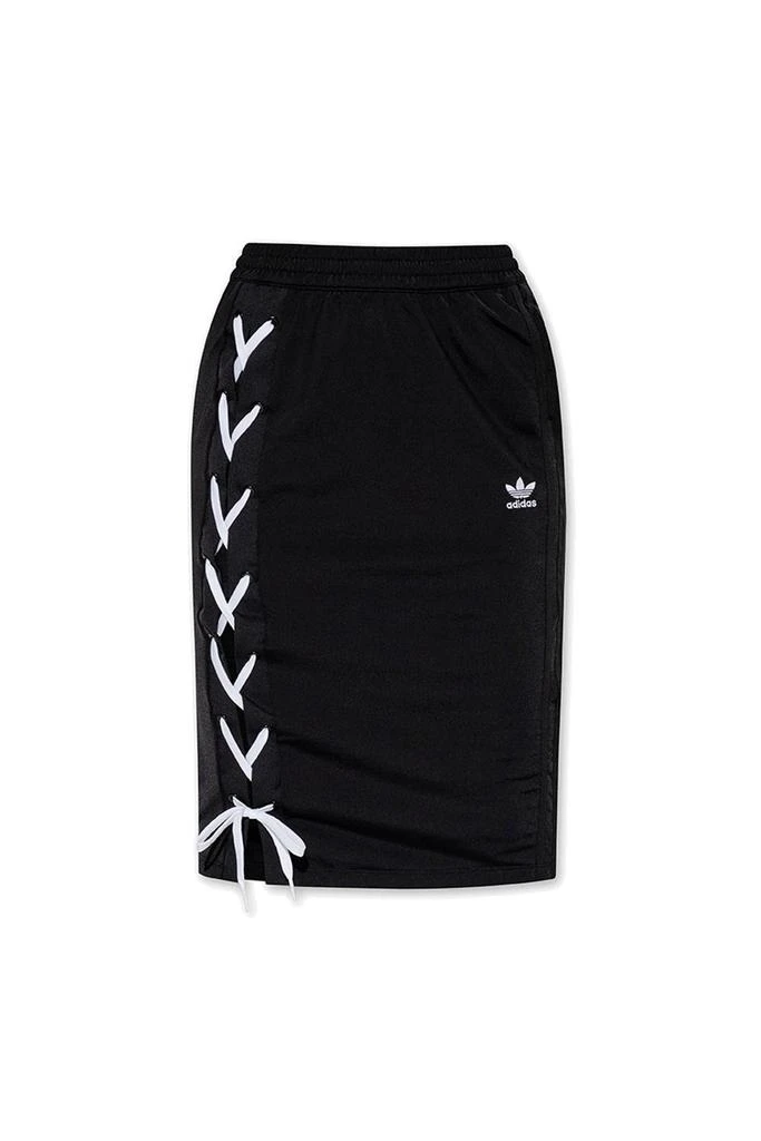 商品Adidas|Adidas Originals Logo Embroidered Laced Skirt,价格¥173,第1张图片