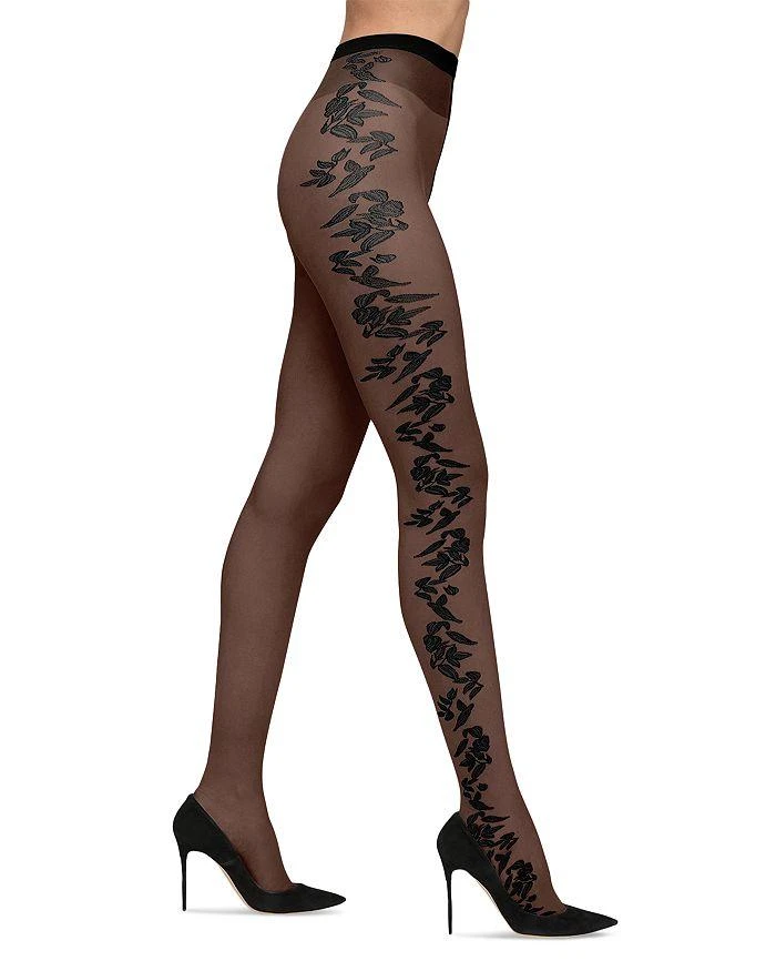 商品Wolford|Floral Accent Tights,价格¥487,第3张图片详细描述