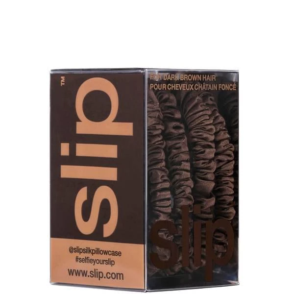 商品Slip|Slip Pure Silk Skinny Scrunchies (Various Colors),价格¥214,第3张图片详细描述