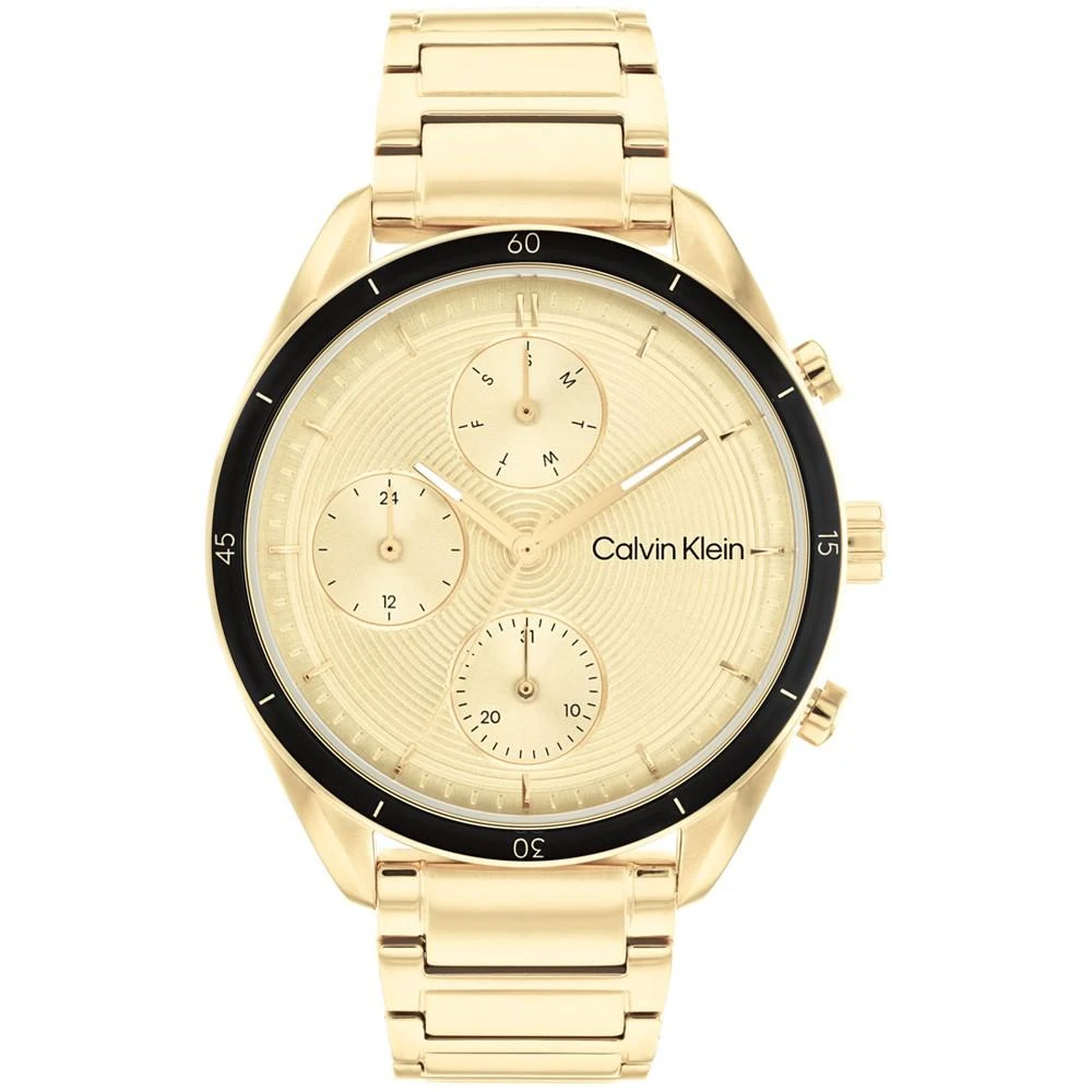 商品Calvin Klein|Women's Gold-Tone Stainless Steel Bracelet Watch 38mm,价格¥1126,第1张图片