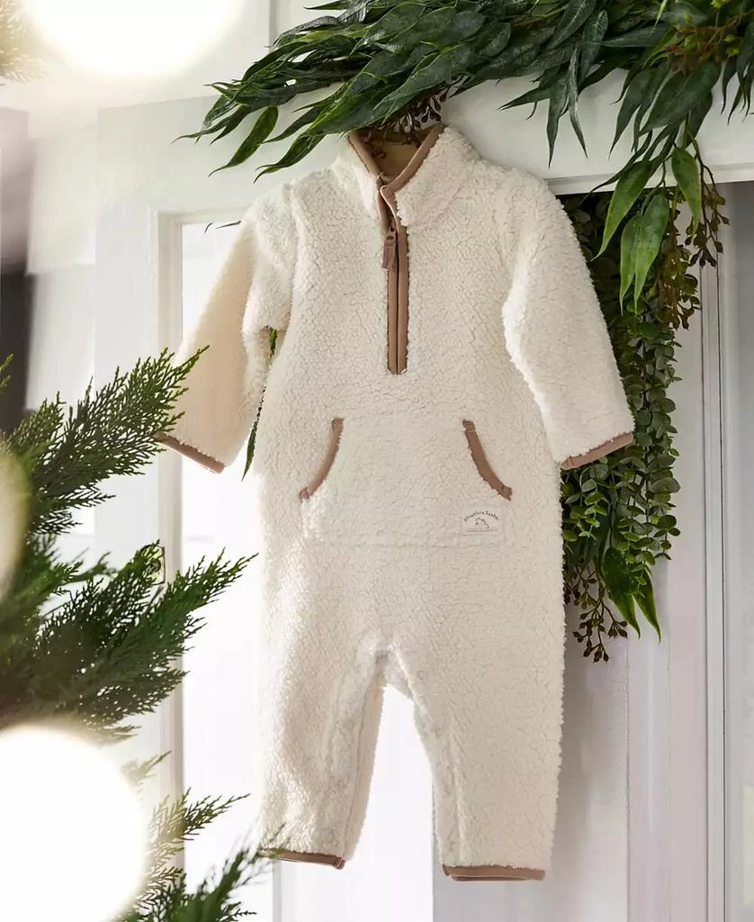 商品Carter's|Baby Boys Faux-Sherpa Jumpsuit,价格¥85,第4张图片详细描述