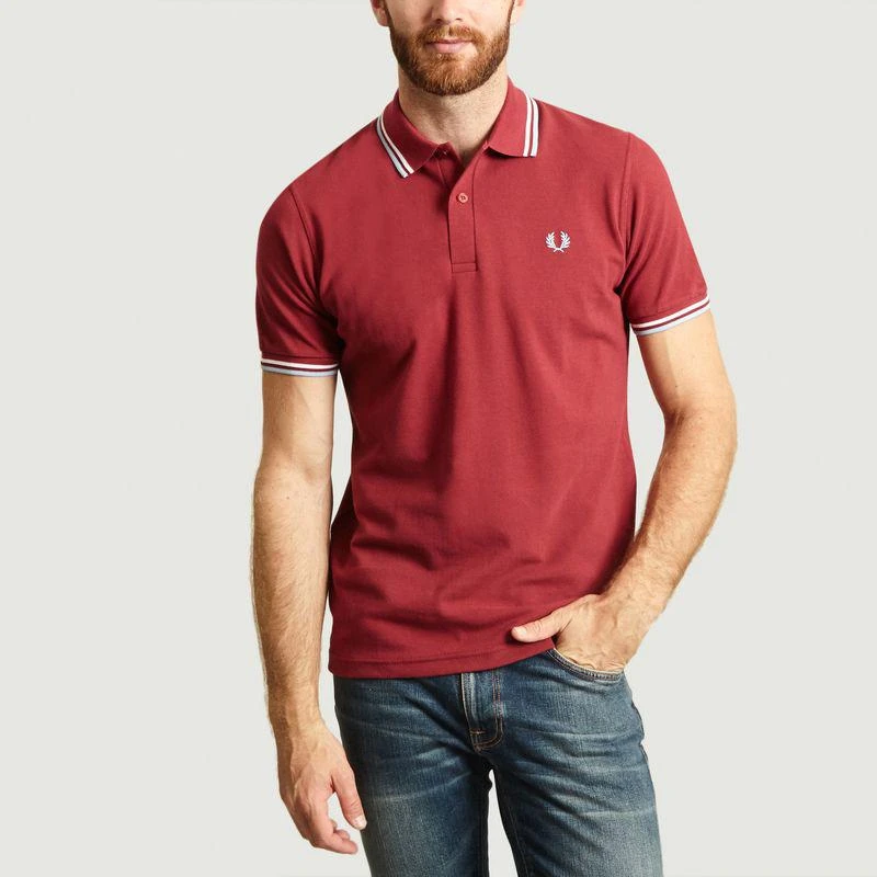 商品Fred Perry|M12 Polo Marroon FRED PERRY,价格¥670,第1张图片