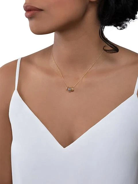 商品Birks|Muse Two-Tone 18K Gold & Sterling Silver 3-Ring Pendant Necklace,价格¥9746,第3张图片详细描述