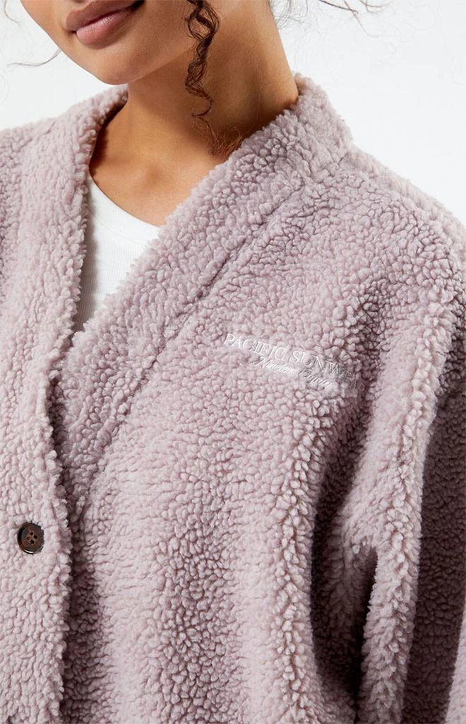 商品PacSun|Pacific Sunwear Nineteen Eighty Sherpa Cardigan,价格¥300,第2张图片详细描述