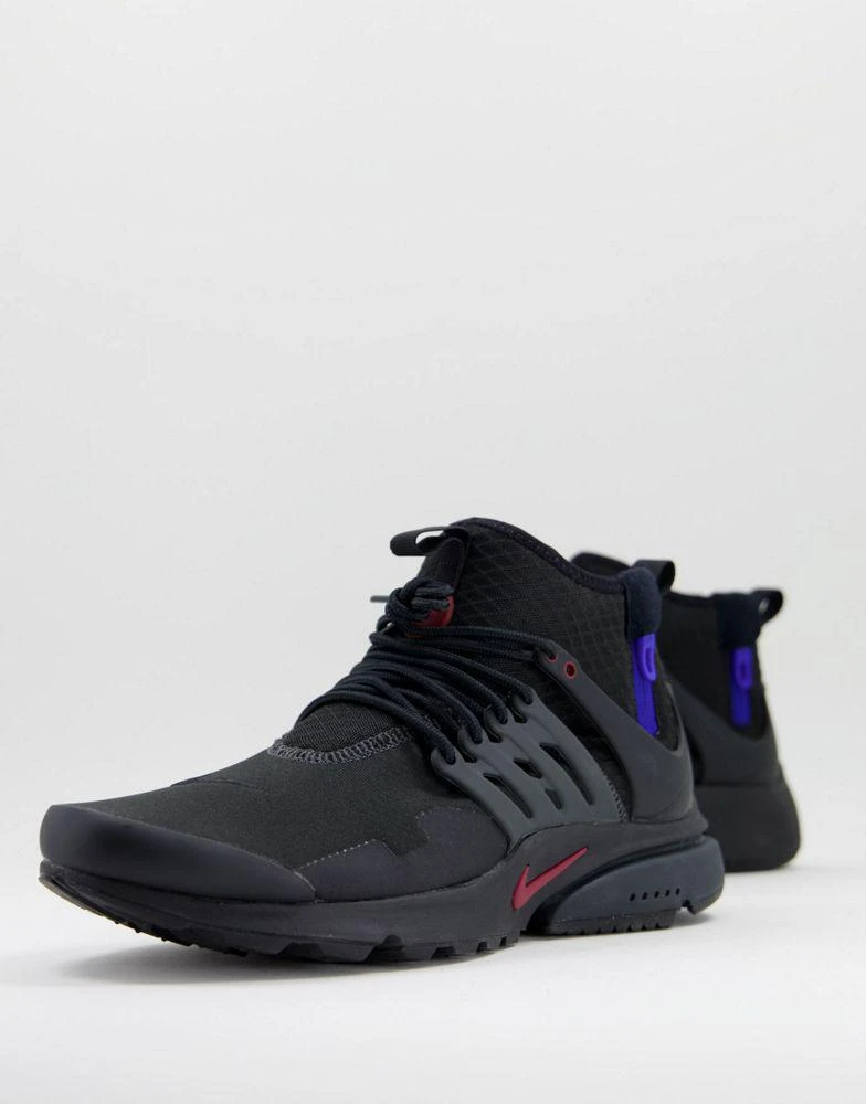 商品NIKE|Nike Air Presto Mid Utility trainers in black,价格¥474,第1张图片