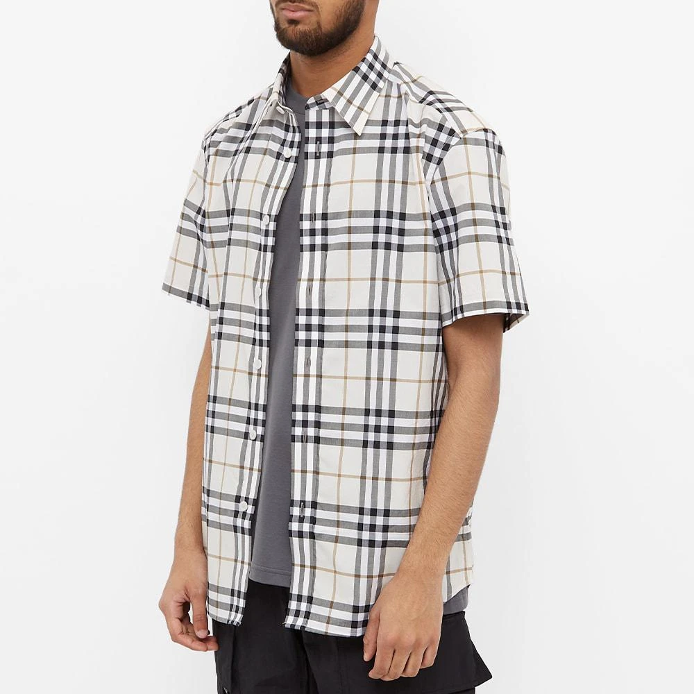 商品Burberry|Burberry Caxton Short Sleeve Check Shirt,价格¥3599,第2张图片详细描述