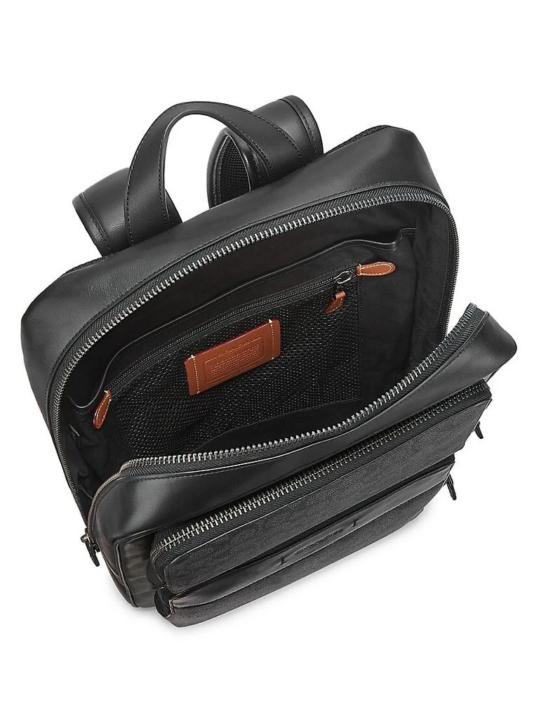商品Coach|Gotham Pebble Leather Backpack,价格¥3381,第3张图片详细描述