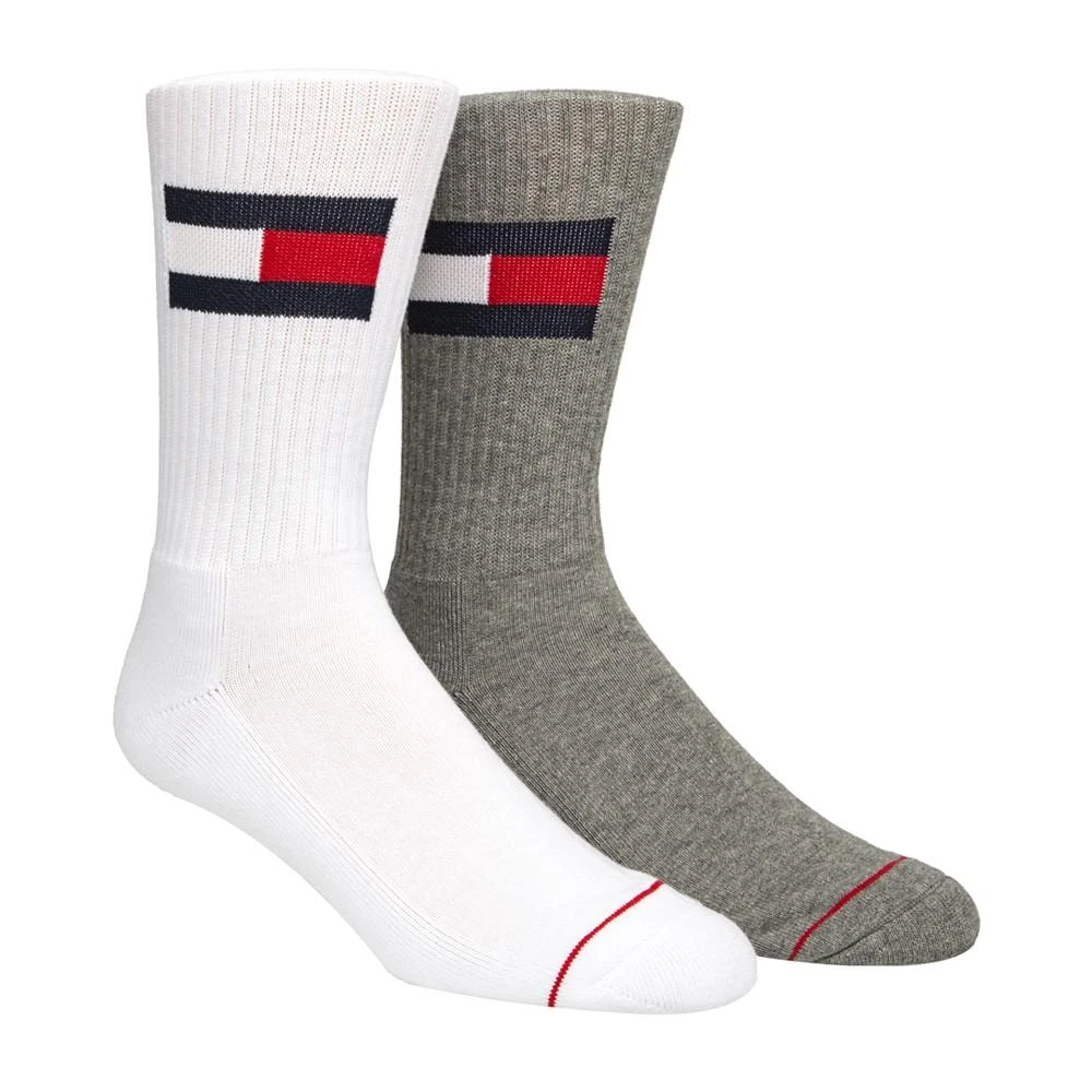 商品Tommy Hilfiger|Men's 2-Pk. Logo Breathable Crew Socks,价格¥134,第1张图片