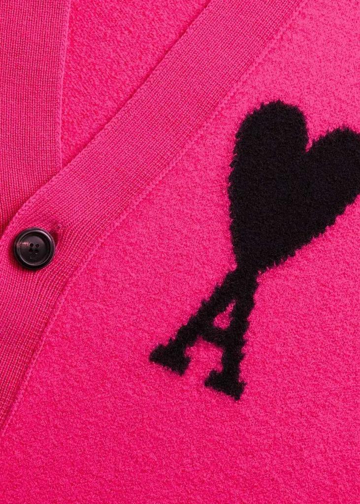 商品AMI|AMI Alexandre Mattiussi Pink Ami De Coeur Cardigan,价格¥3476,第7张图片详细描述