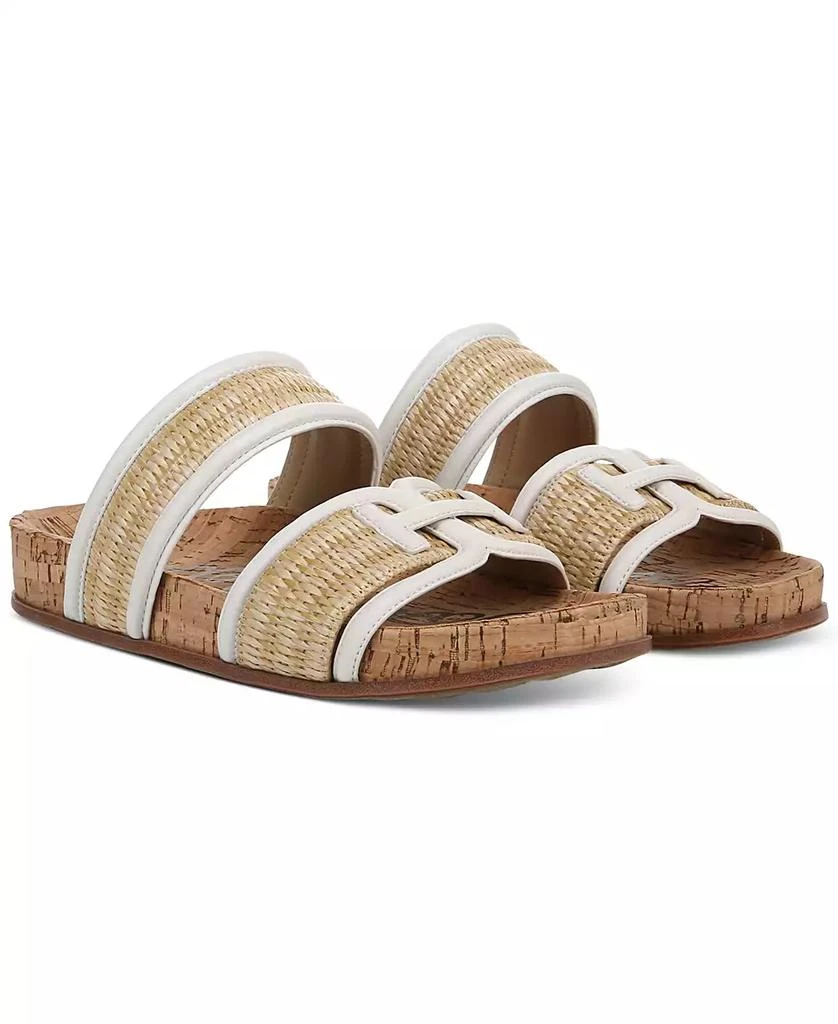 商品Sam Edelman|Women's Rowan Emblem Slide Footbed Sandals,价格¥177,第1张图片