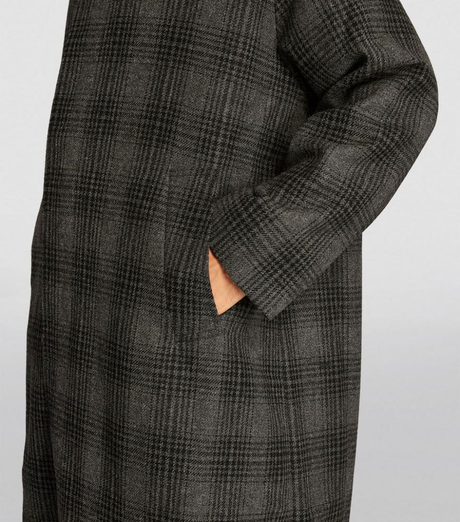 Wool Check Coat商品第6张图片规格展示