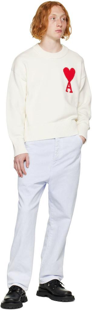 商品AMI|白色Ami de Cœur毛衣,价格¥2935,第6张图片详细描述