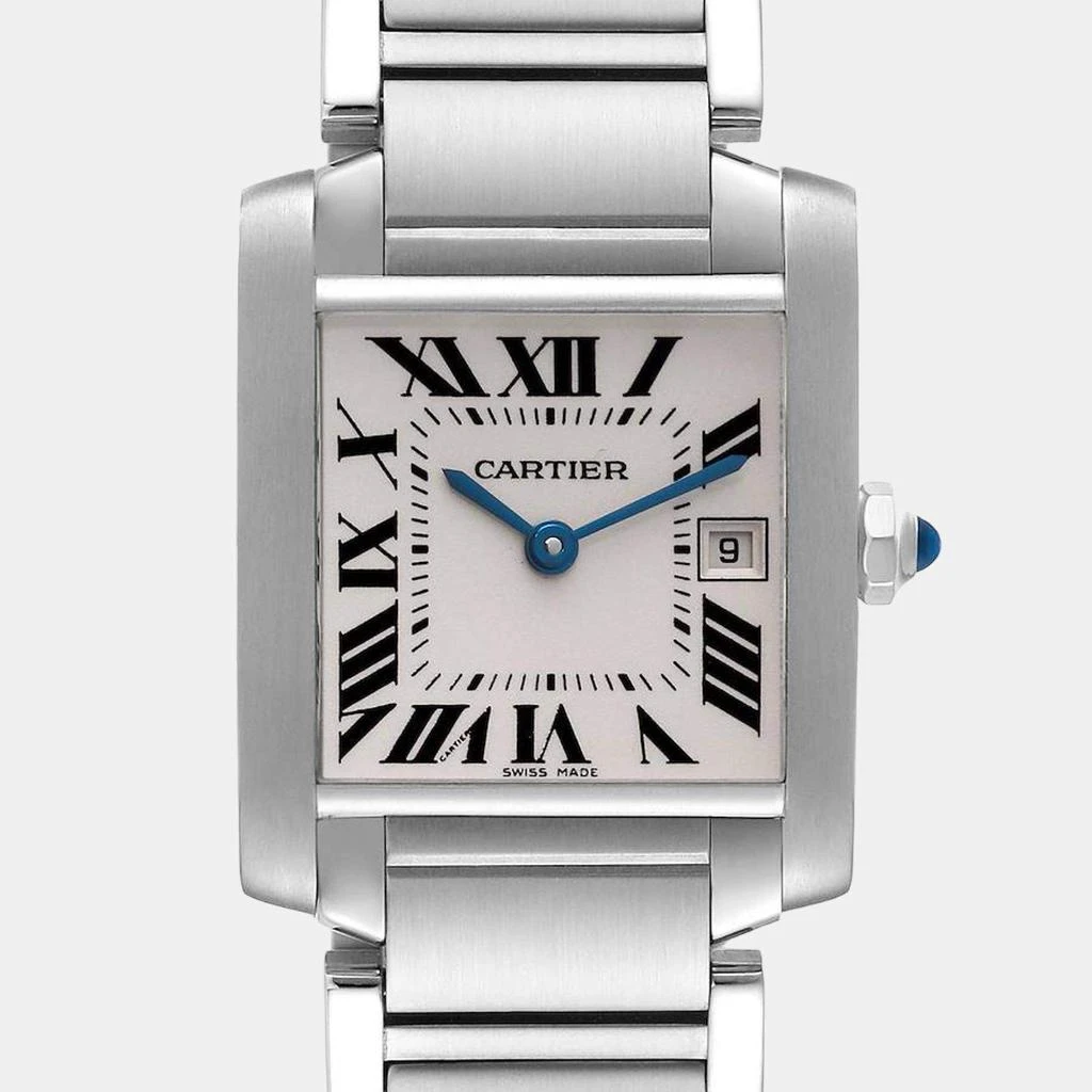 商品[二手商品] Cartier|Cartier Tank Francaise Midsize Silver Dial Steel Ladies Watch W51011Q3,价格¥30629,第3张图片详细描述