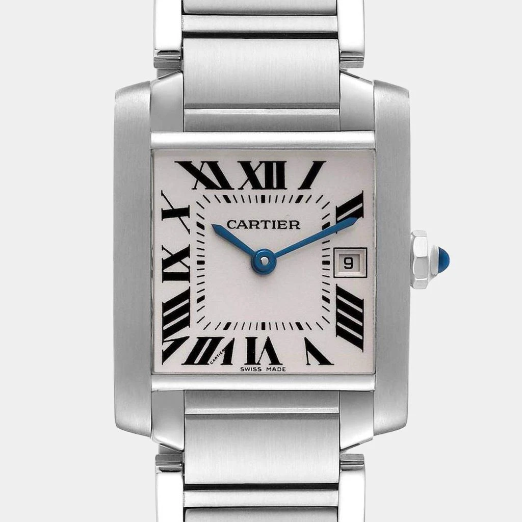 商品[二手商品] Cartier|Cartier Tank Francaise Midsize Silver Dial Steel Ladies Watch W51011Q3,价格¥33263,第3张图片详细描述