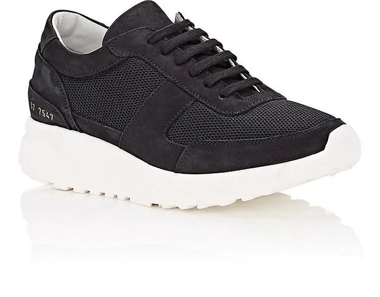 商品Common Projects|Track Nubuck & Mesh Sneakers,价格¥2206,第2张图片详细描述