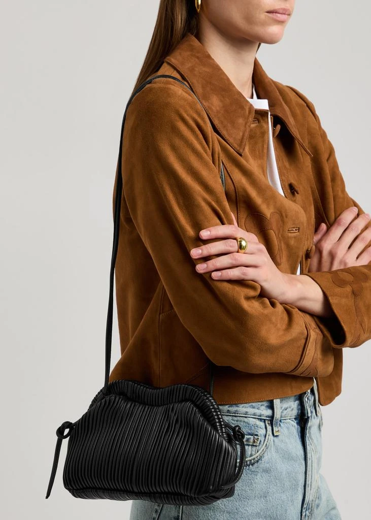 商品Mansur Gavriel|Baci pleated leather clutch,价格¥7349,第5张图片详细描述