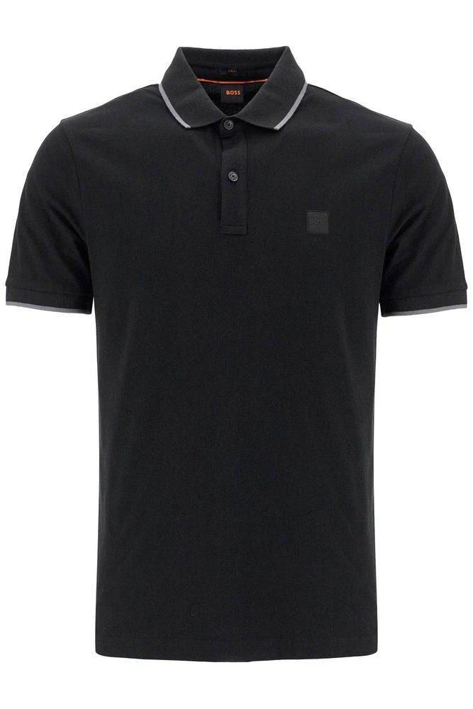 商品Hugo Boss|Boss Hugo Boss Passertip Logo Patch Polo Shirt,价格¥373,第1张图片