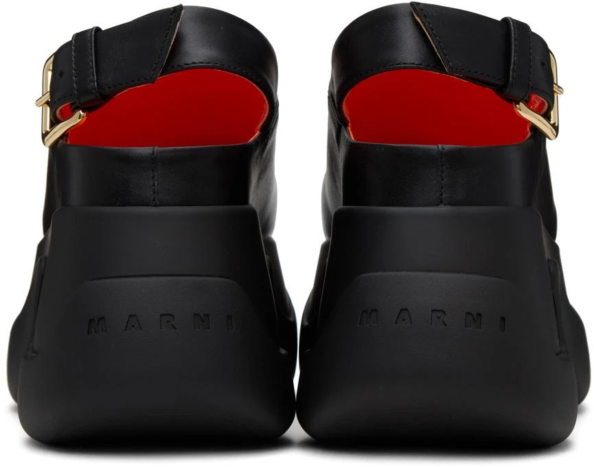 商品Marni|Black Sabot Buckle Chunky Loafers,价格¥3343,第2张图片详细描述