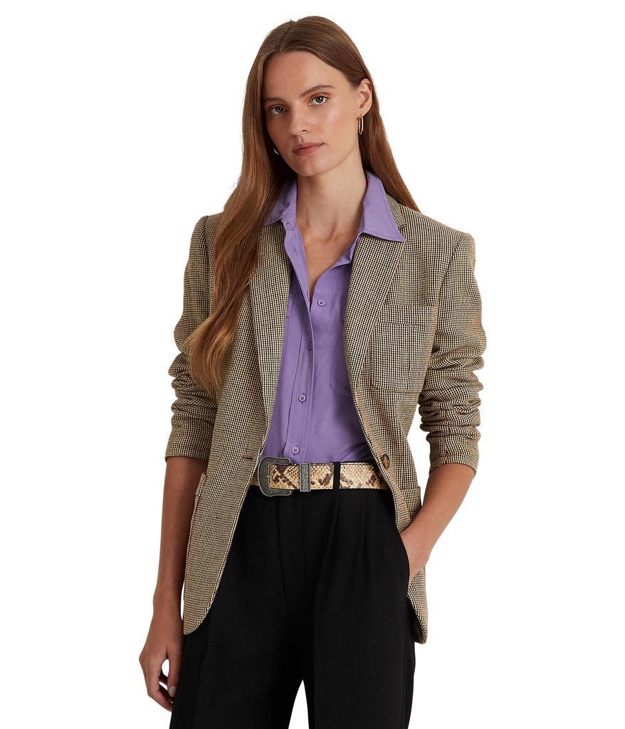 商品Ralph Lauren|Petite Cotton Linen Twill Blazer,价格¥2958,第1张图片