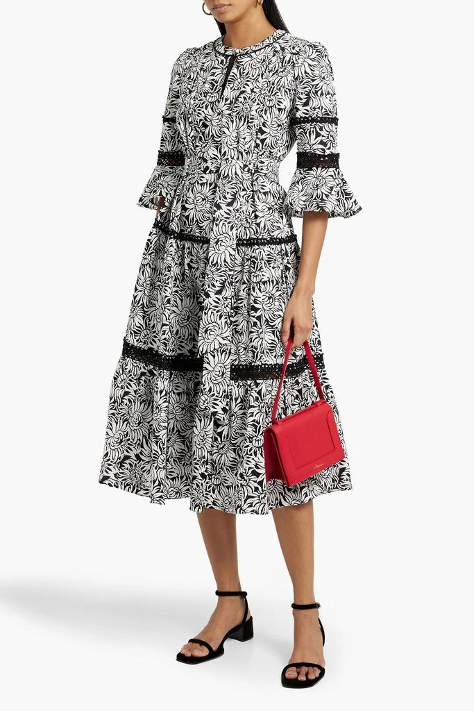 商品Diane von Furstenberg|Julia belted floral-print cotton-blend poplin midi dress,价格¥1501,第2张图片详细描述