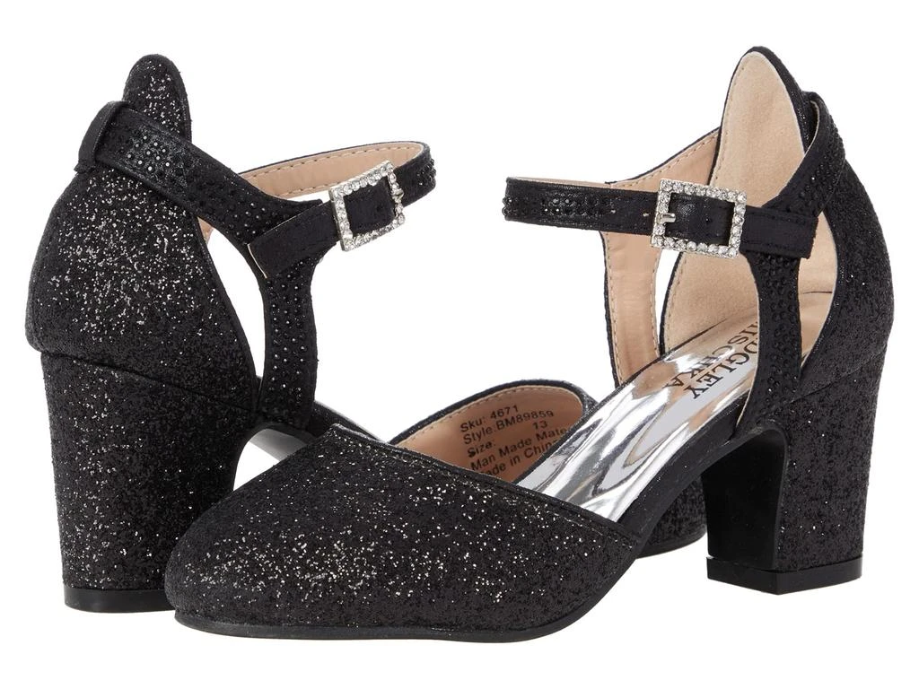 商品Badgley Mischka|Trudy Glitter Pump (Little Kid/Big Kid),价格¥146,第1张图片