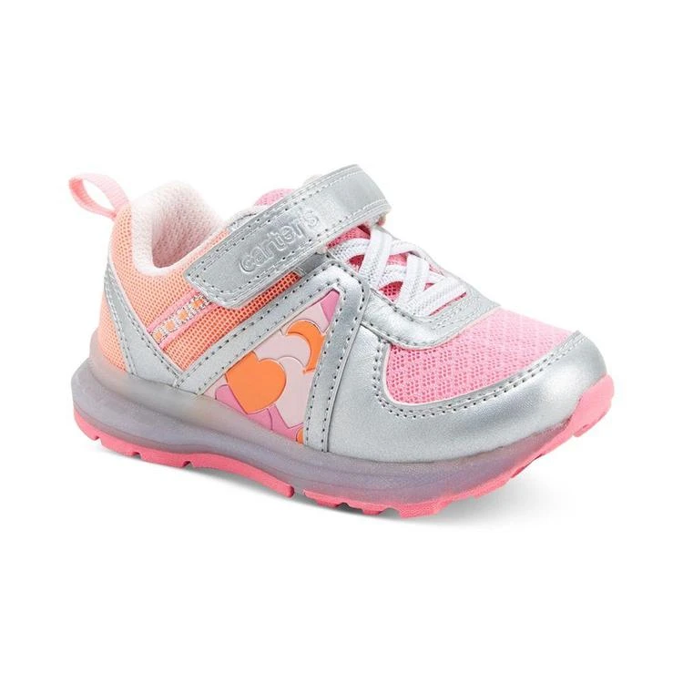 商品Carter's|女幼童/小童 Unison Light-Up Sneakers, Toddler Girls (4.5-10.5) & Little Girls (11-3),价格¥127,第1张图片