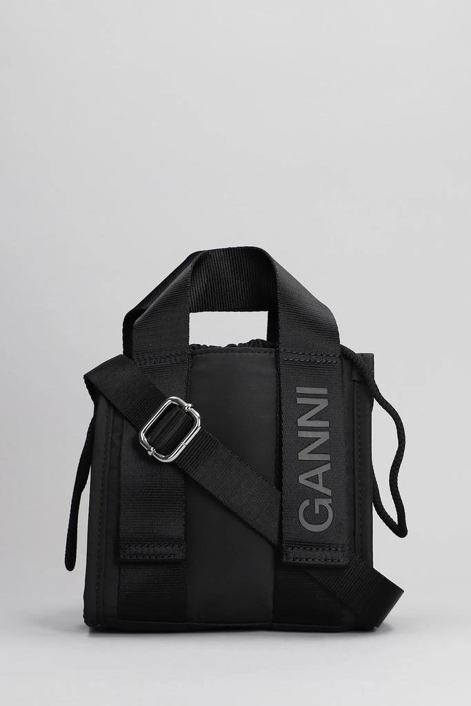 商品Ganni|Tote In Black Polyester,价格¥1119,第1张图片