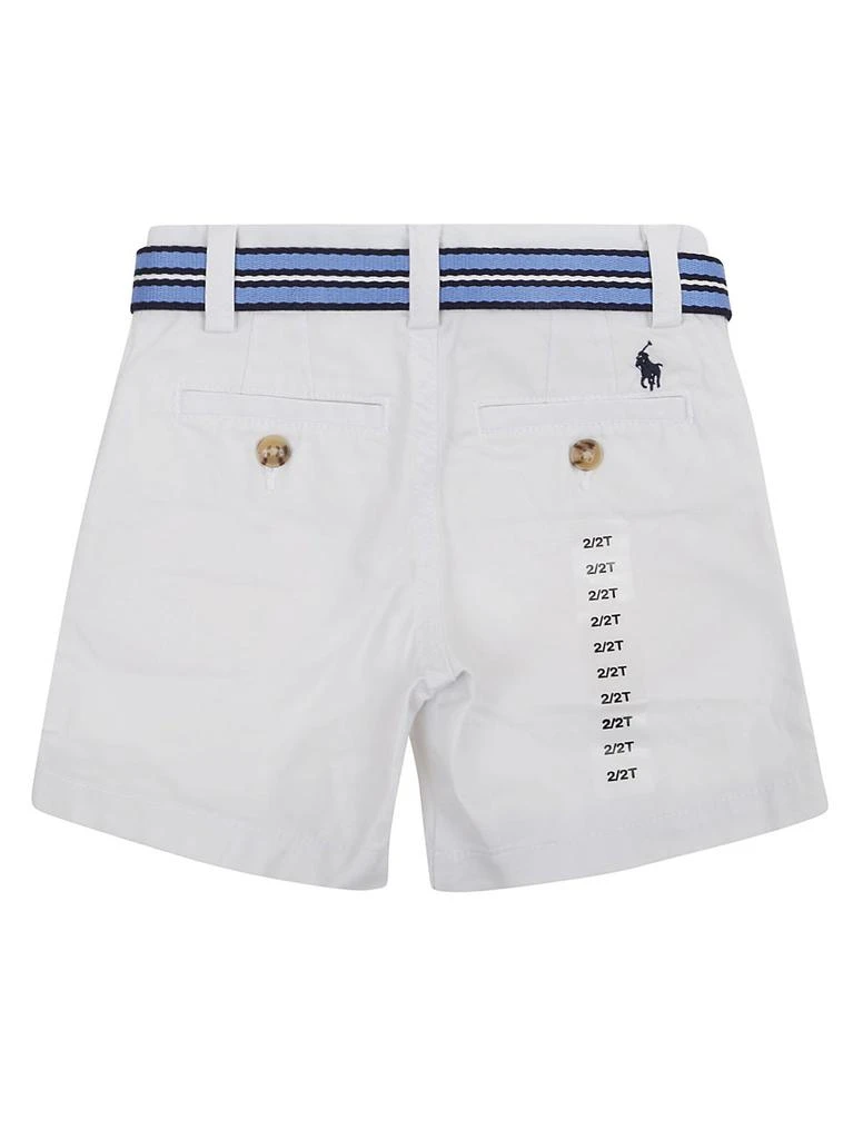商品Ralph Lauren|Ralph Lauren Kids Logo Embroidered Belted Shorts,价格¥332,第2张图片详细描述