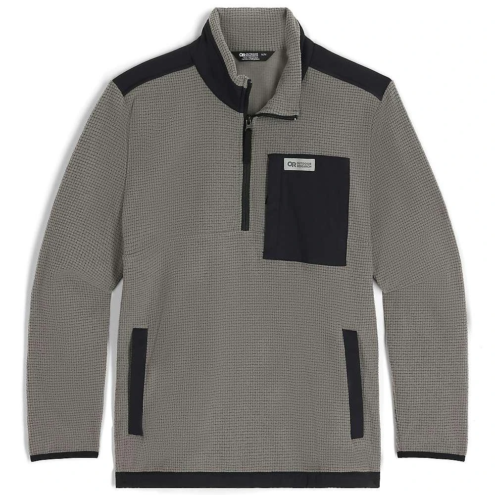 商品Outdoor Research|Outdoor Research Men's Trail Mix Quarter Zip Pullover,价格¥886,第2张图片详细描述