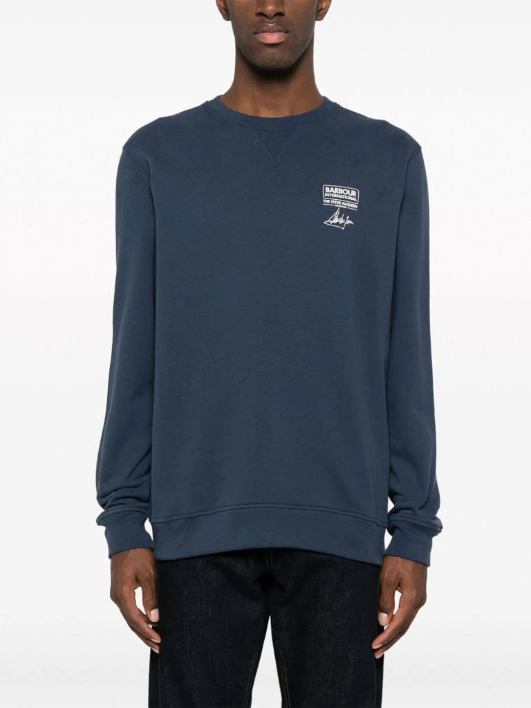 商品Barbour|WATCH LOGO COTTON SWEATSHIRT,价格¥1060,第2张图片详细描述