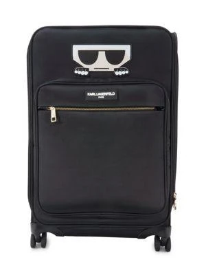商品Karl Lagerfeld Paris|30-Inch Logo Spinner Suitcase,价格¥1045,第1张图片