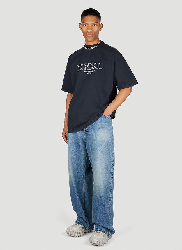 商品Balenciaga|Large Fit T-Shirt in Black,价格¥4886,第4张图片详细描述