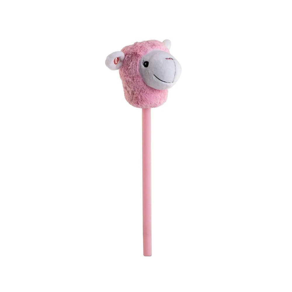 商品Ponyland|Giddy-Up 28" Stick Horse Plush, Llama with Sound,价格¥119,第1张图片