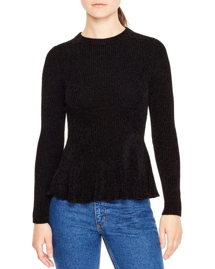 商品Sandro|Olympe Ribbed Sweater,价格¥778,第1张图片
