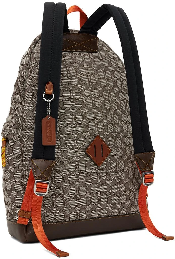商品Coach|Brown Utility Dome Backpack,价格¥1193,第3张图片详细描述