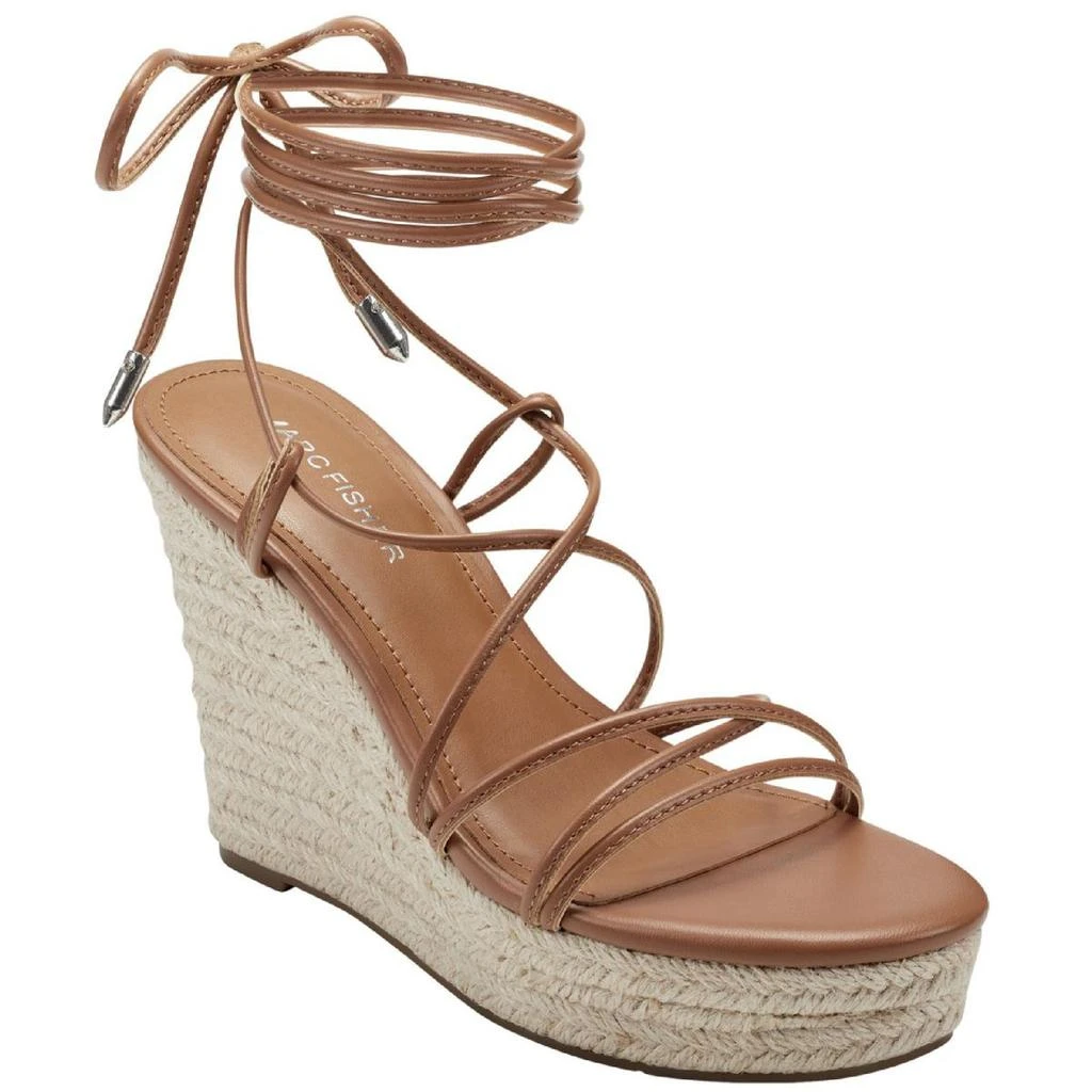 商品Marc Fisher|Marc Fisher Womens Kyle Faux Leather Slide On Heels,价格¥100,第1张图片