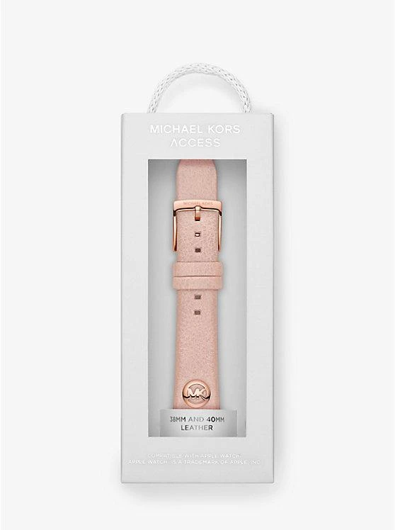 商品Michael Kors|Leather Strap For Apple Watch®,价格¥479,第3张图片详细描述