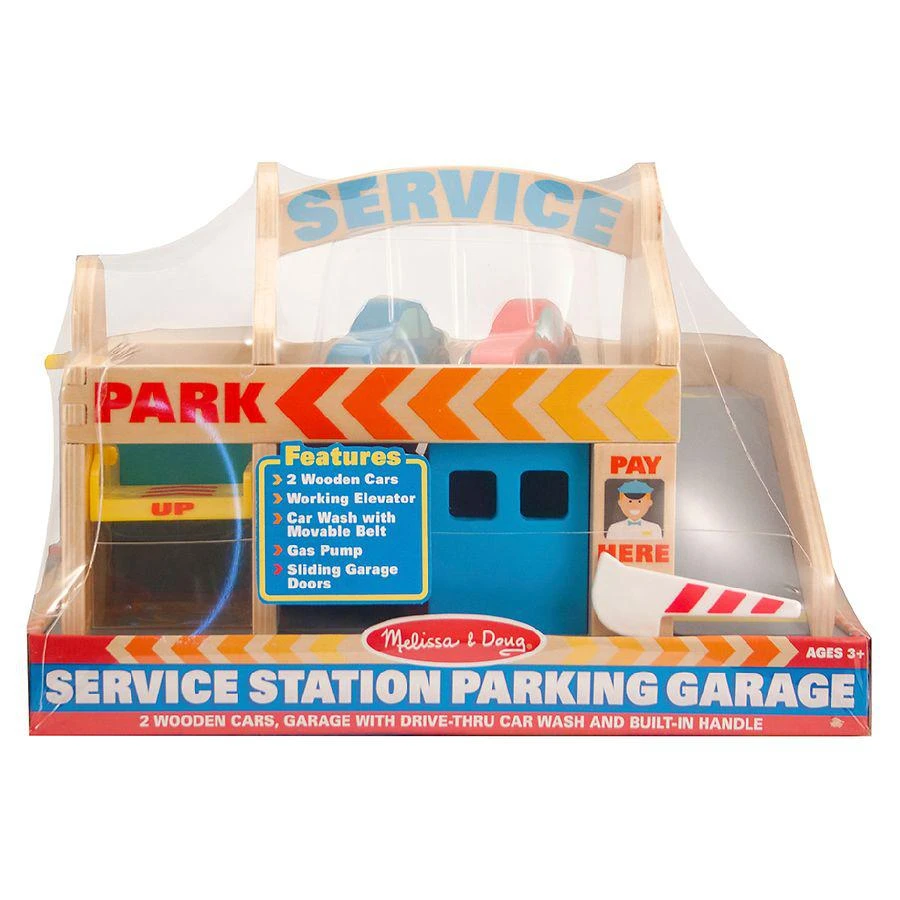 商品Melissa & Doug|Service Station Parking Garage,价格¥316,第1张图片