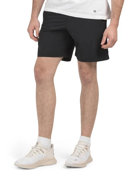 商品Spyder|Stretch Woven Shorts With Bonded Zipper Back Pocket,价格¥56,第1张图片