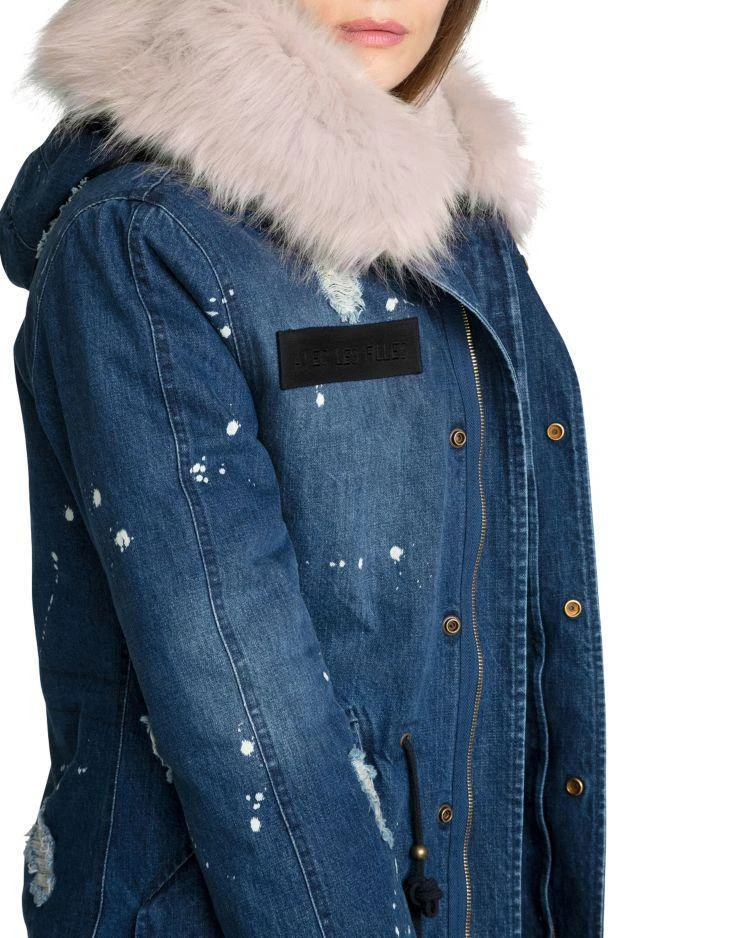 商品Avec Les Filles|Faux Fur Trim Denim Anorak,价格¥1787,第4张图片详细描述