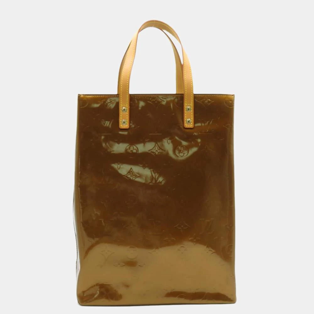 商品[二手商品] Louis Vuitton|Louis Vuitton Brown Patent Leather Vernis Reade MM Tote Bag ,价格¥4916,第3张图片详细描述