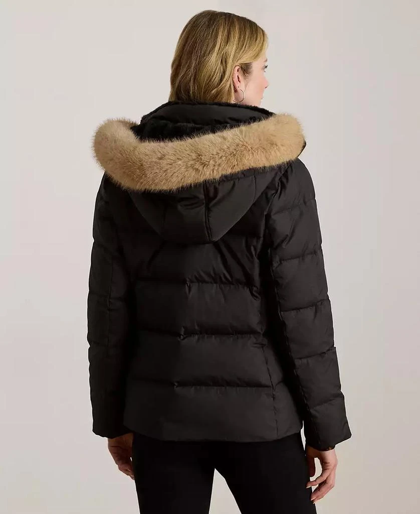 商品Ralph Lauren|Women's Faux-Fur-Trim Collared Puffer Coat,价格¥1759,第2张图片详细描述